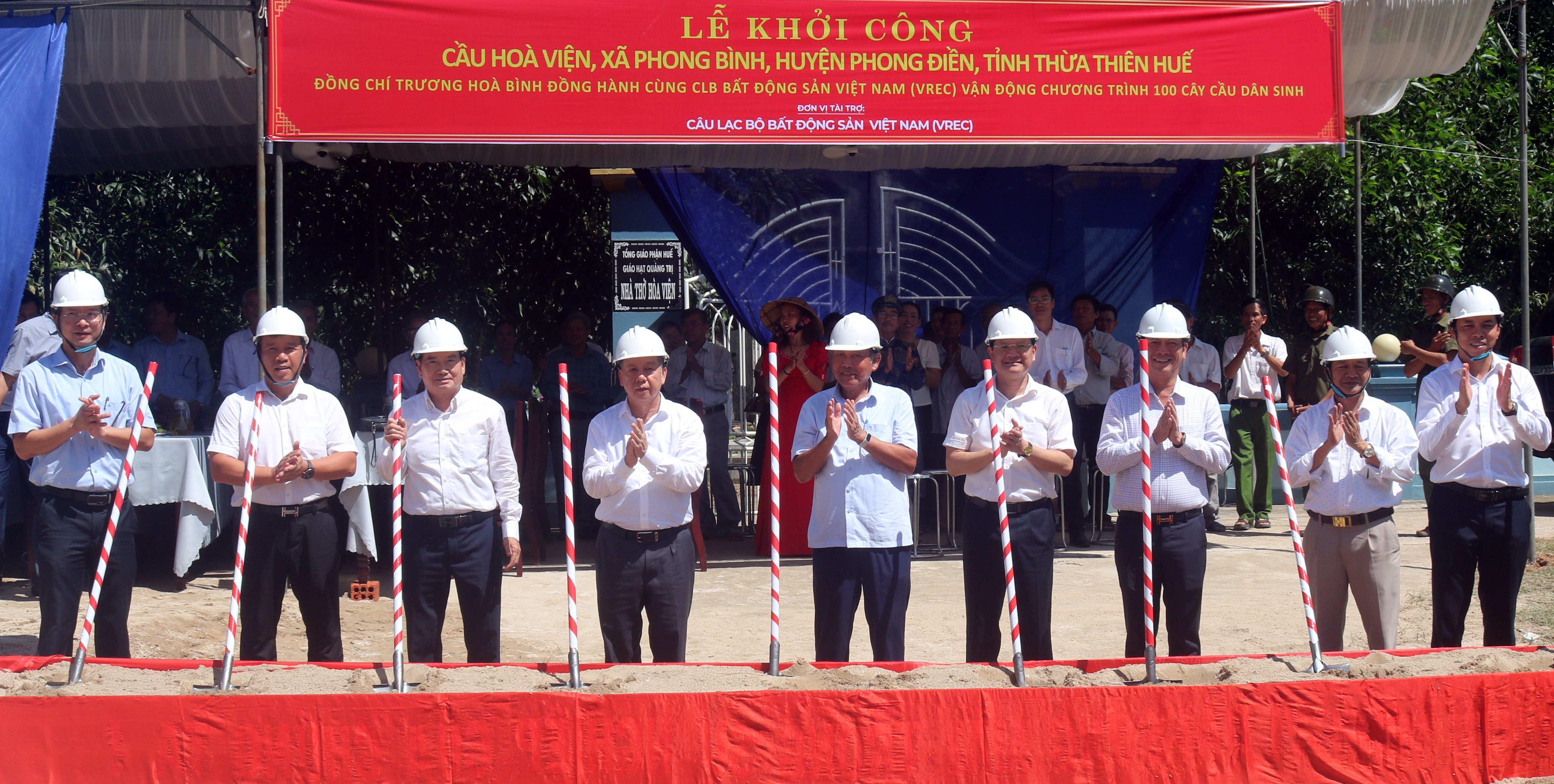 Khởi công xây dựng cầu Hòa Viện