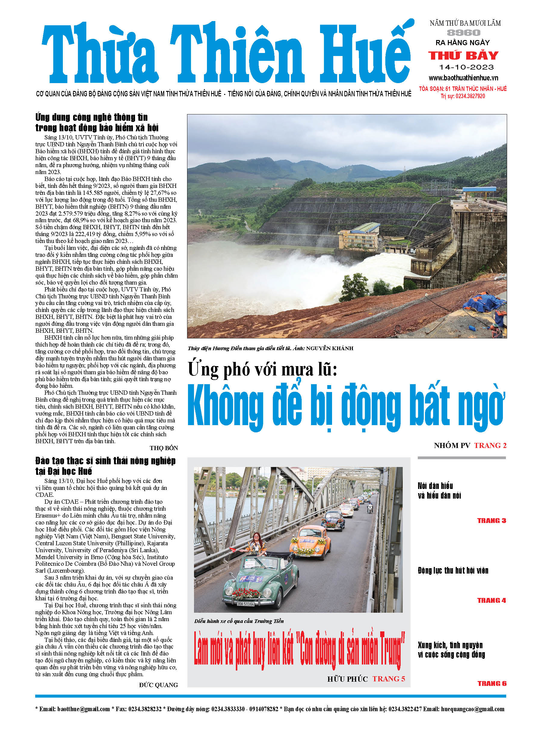 Thứ bảy, 14/10/2023