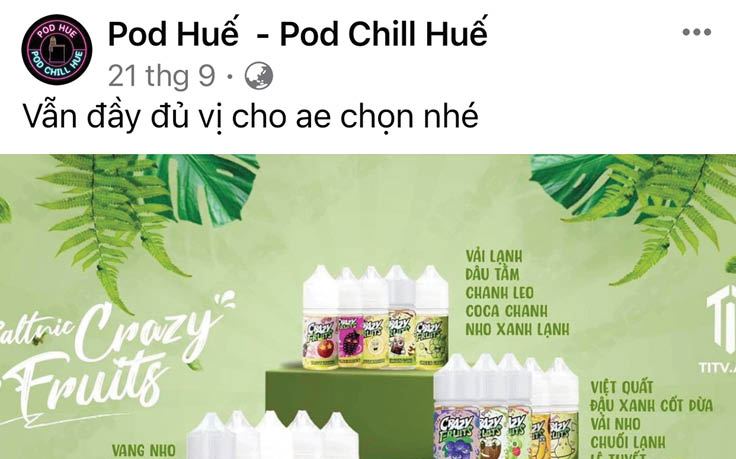 Pod chill và những mối nguy hại