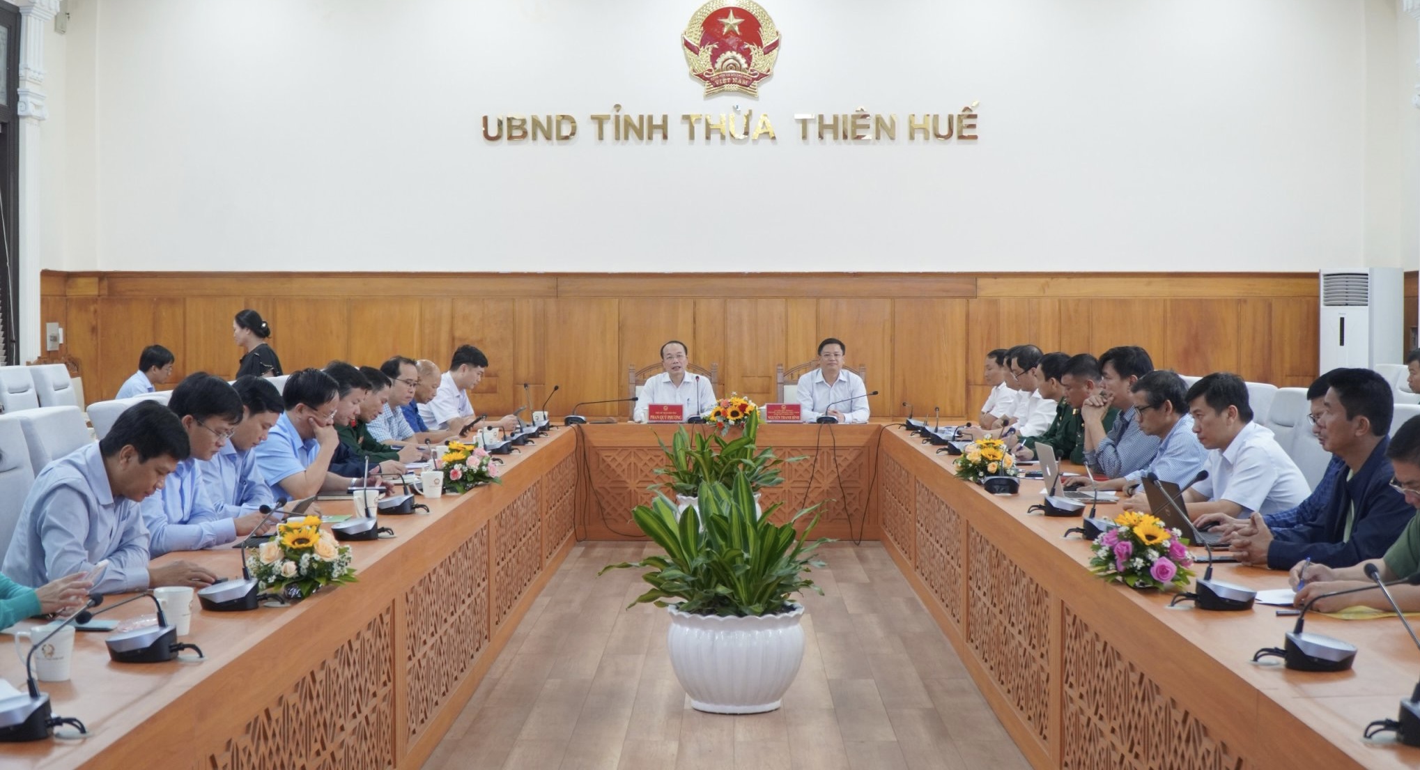 Lãnh đạo tỉnh chỉ đạo trực tuyến ứng phó với diễn biến mưa lũ