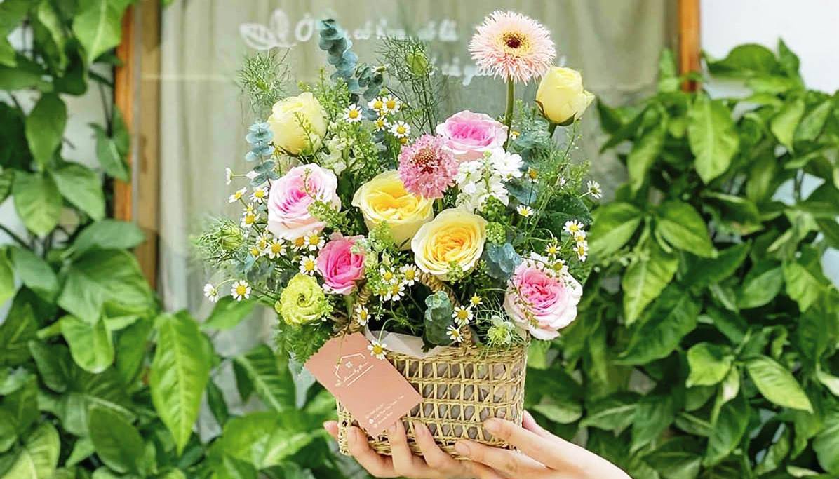 “Giỏ mây vào thu”