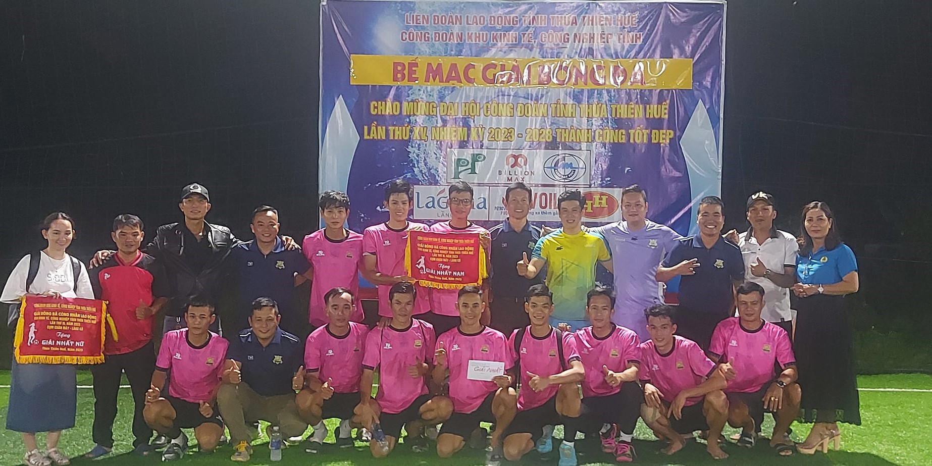 Bế mạc giải bóng đá nam, nữ công nhân lao động Khu Kinh tế, Khu Công nghiệp tỉnh