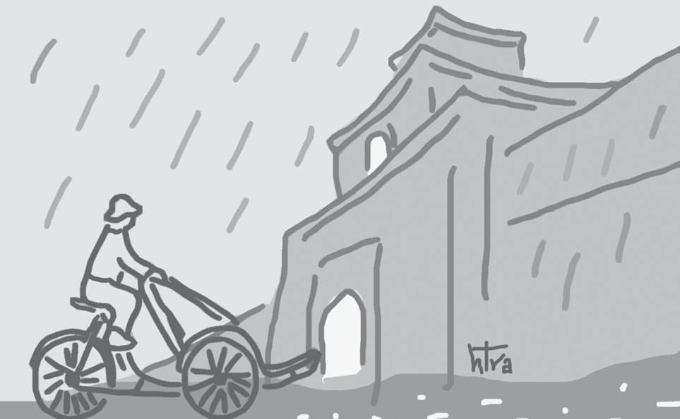 Huế có còn lặng lẽ trong mưa