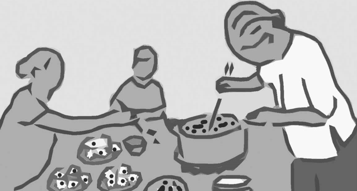 Ấm lòng cá lúi mùa lụt