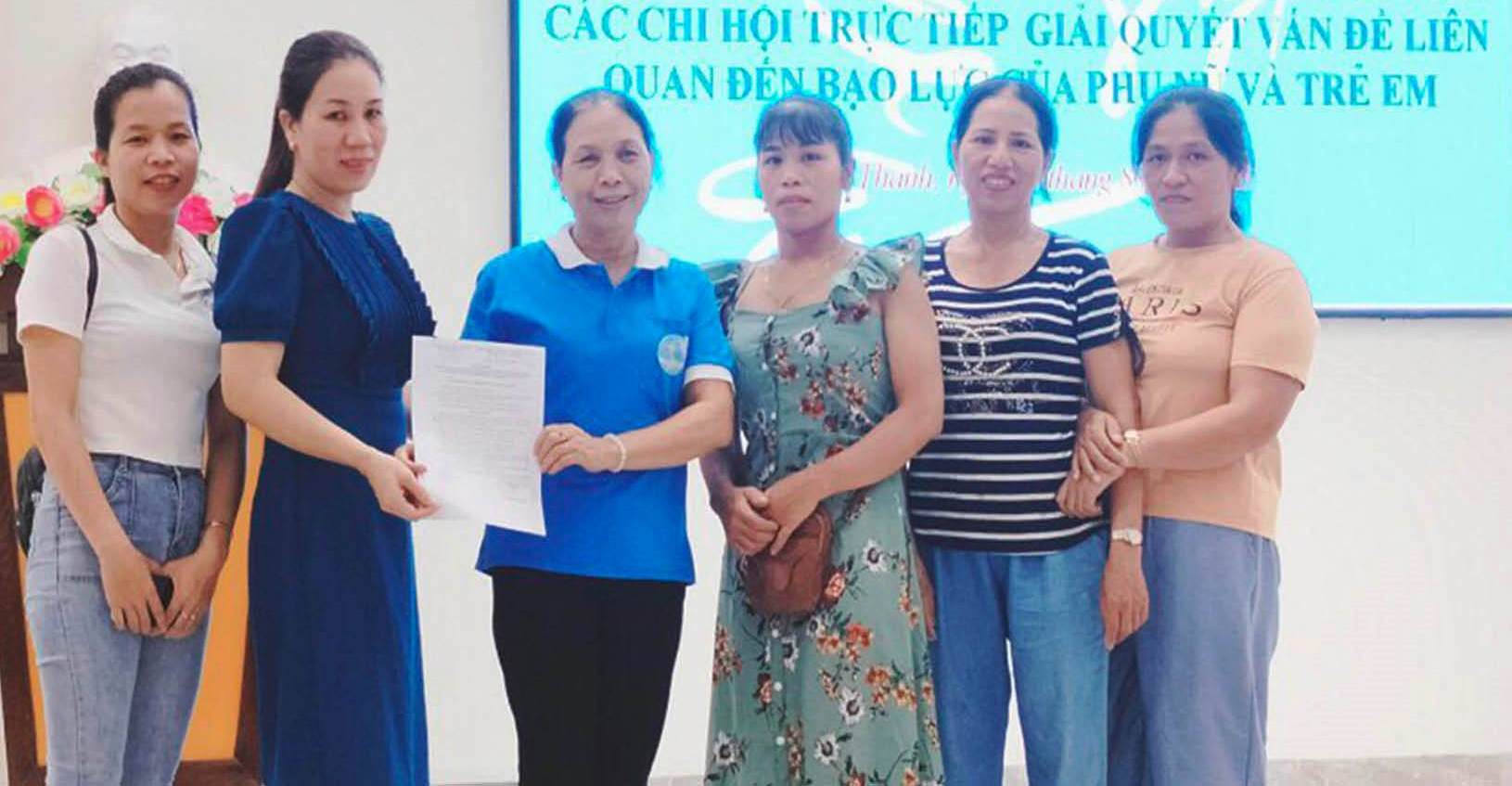 Phản ứng nhanh, chỗ dựa cho phụ nữ, trẻ em yếu thế