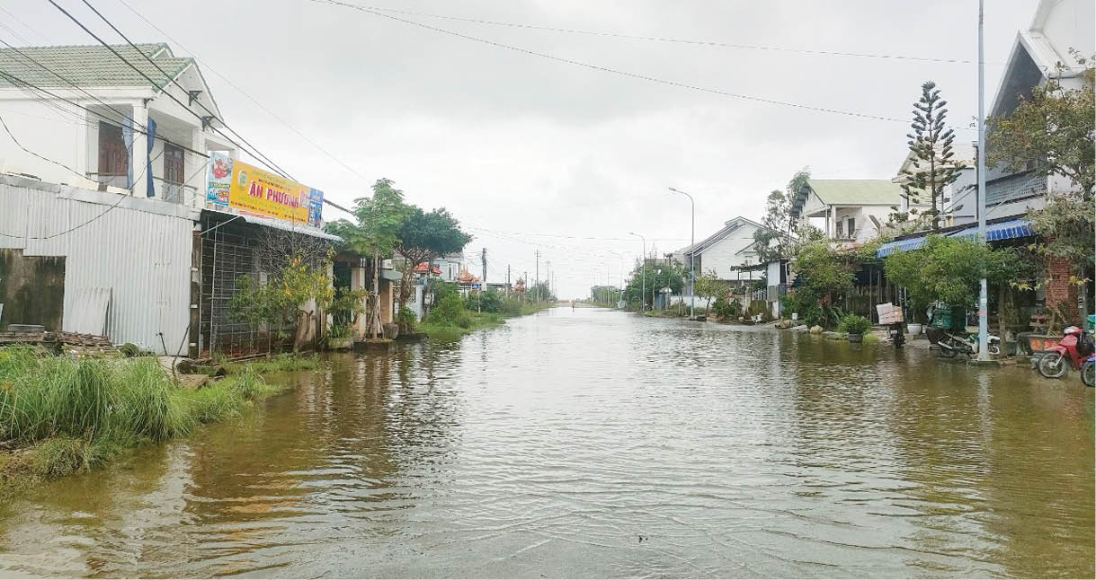 “Xóm lụt” giữa lòng phố biển