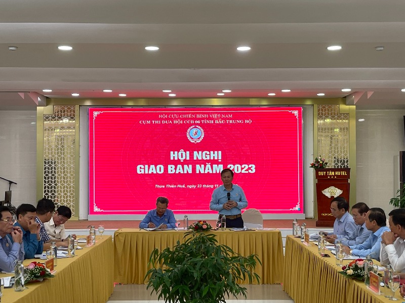 Giao ban cụm thi đua Cựu chiến binh 6 tỉnh Bắc Trung Bộ