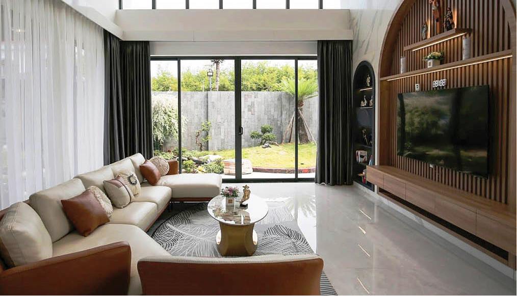 Thoáng đãng với nhà thông tầng