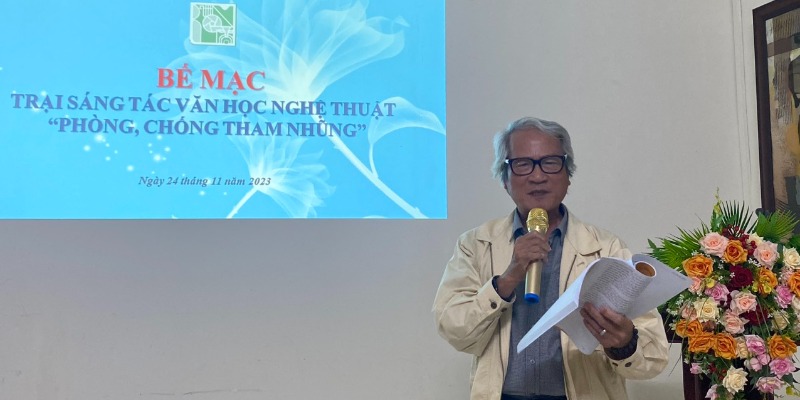 53 tác phẩm được giới thiệu tại Trại sáng tác về “Phòng, chống tham nhũng”