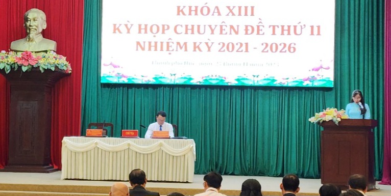 Lấy phiếu tín nhiệm các chức danh do HĐND TP Huế nhiệm kỳ 2021- 2026 bầu ra