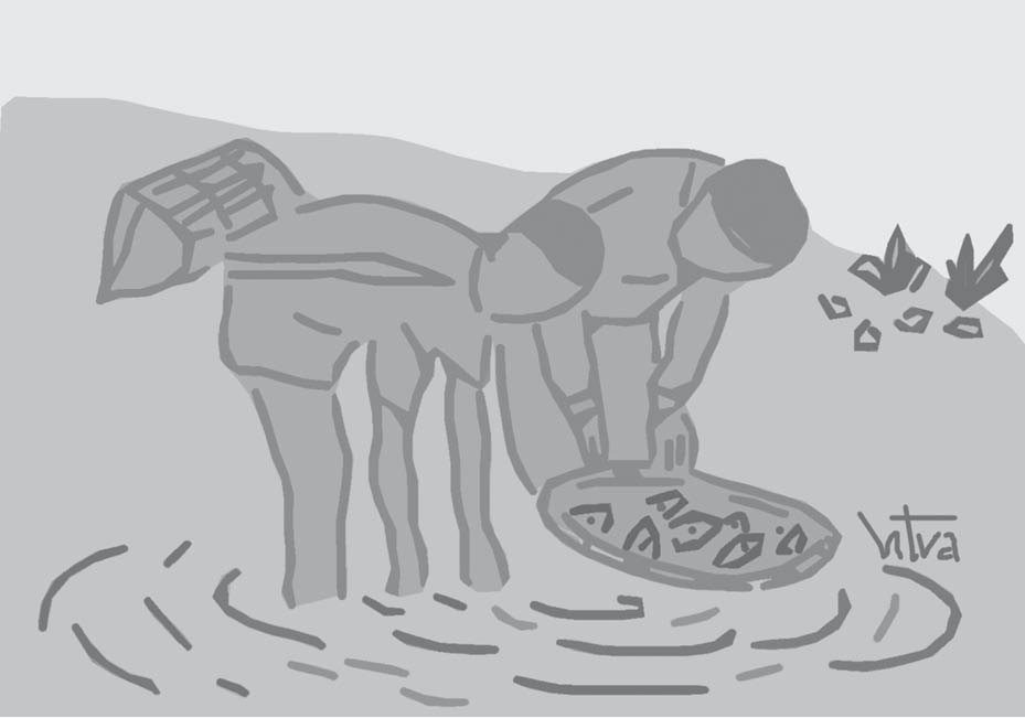 Nước đọng ao quê