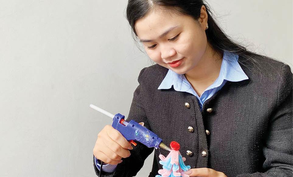 Đón Giáng sinh sớm với sắc màu kẽm nhung