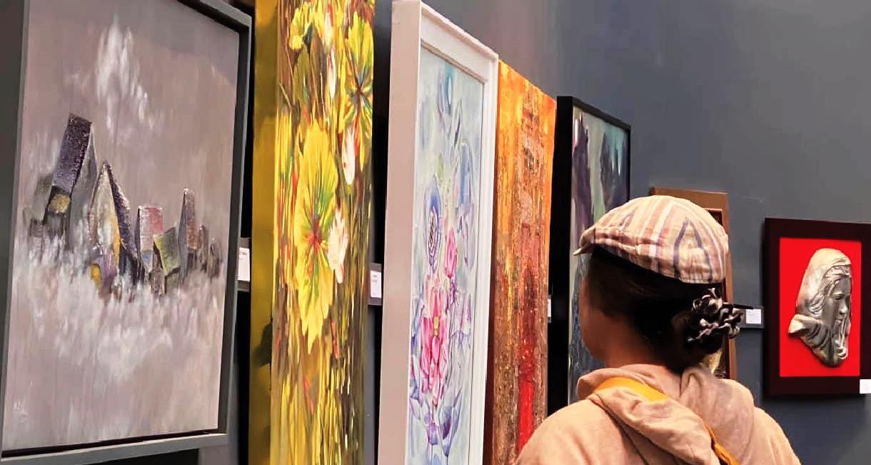 Đắm mình trong không gian nghệ thuật