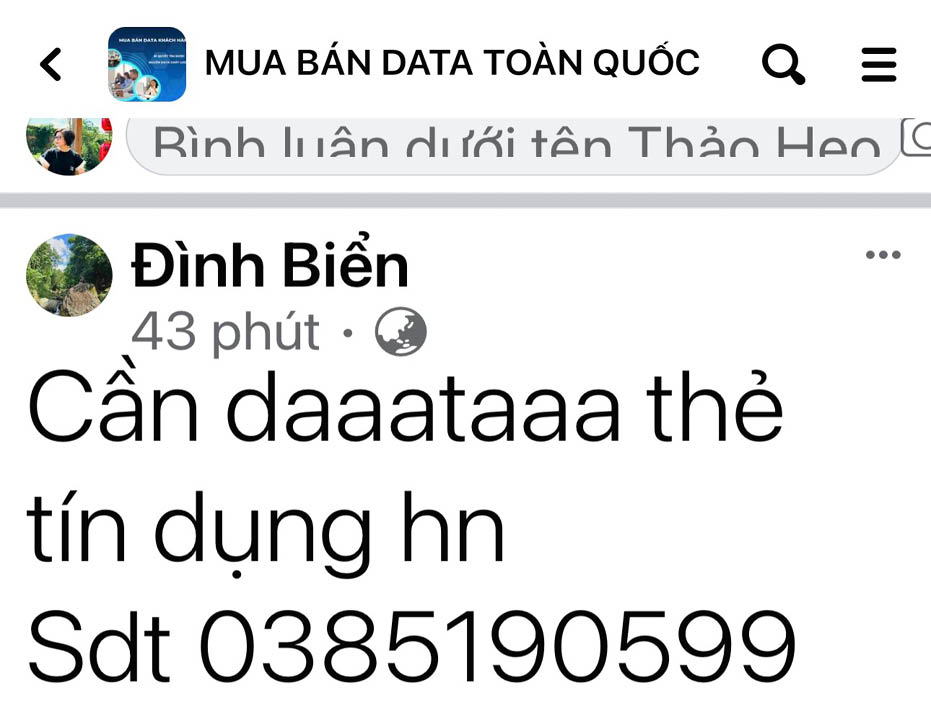 Cần mạnh tay ngăn chặn nạn mua bán dữ liệu cá nhân
