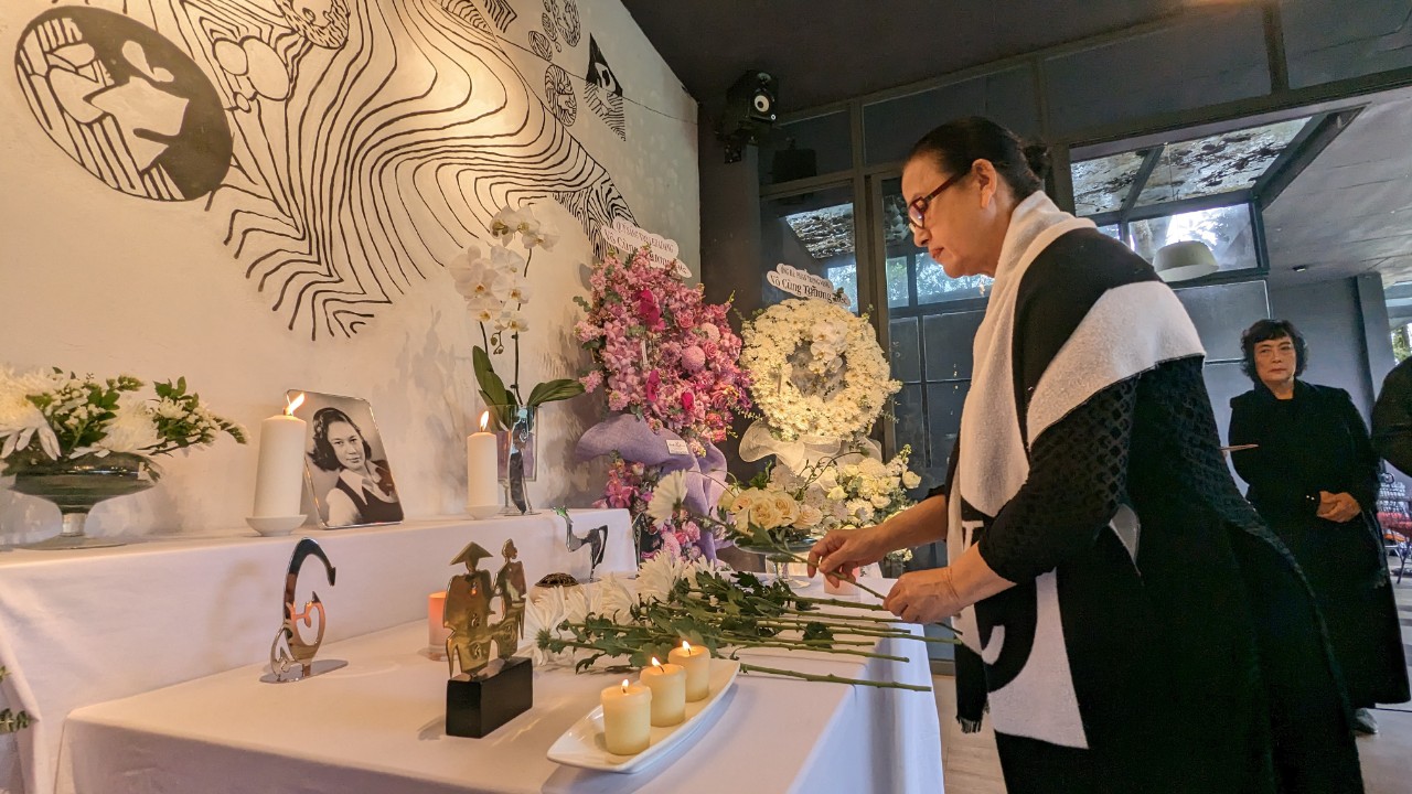 Tưởng niệm phu nhân cố danh họa Lê Bá Đảng