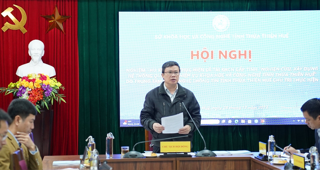 Xây dựng hệ thống quản lý các nhiệm vụ khoa học và công nghệ