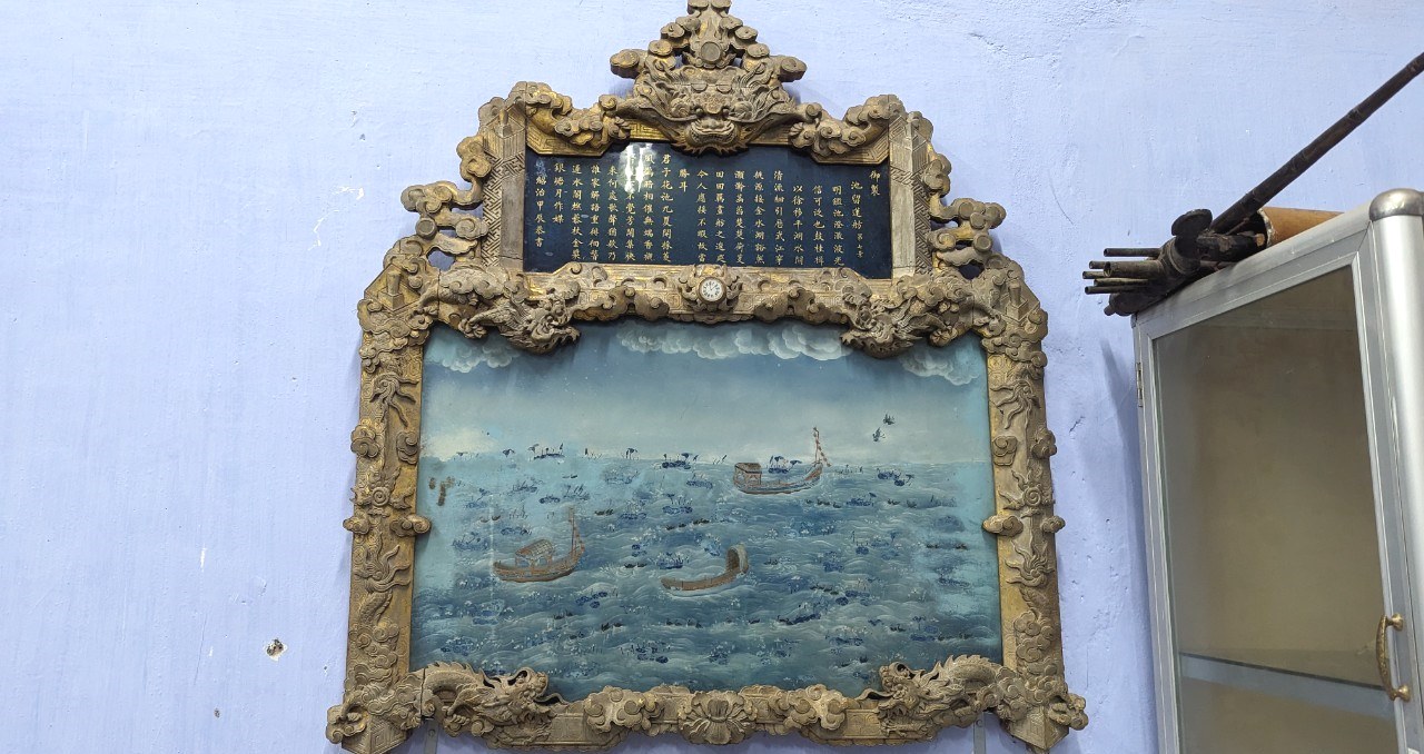 Phát hiện tranh gương từng thuộc về Điện Cần Chánh