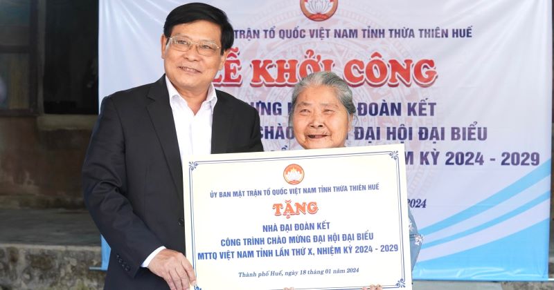 Khởi công xây dựng Nhà Đại đoàn kết

​