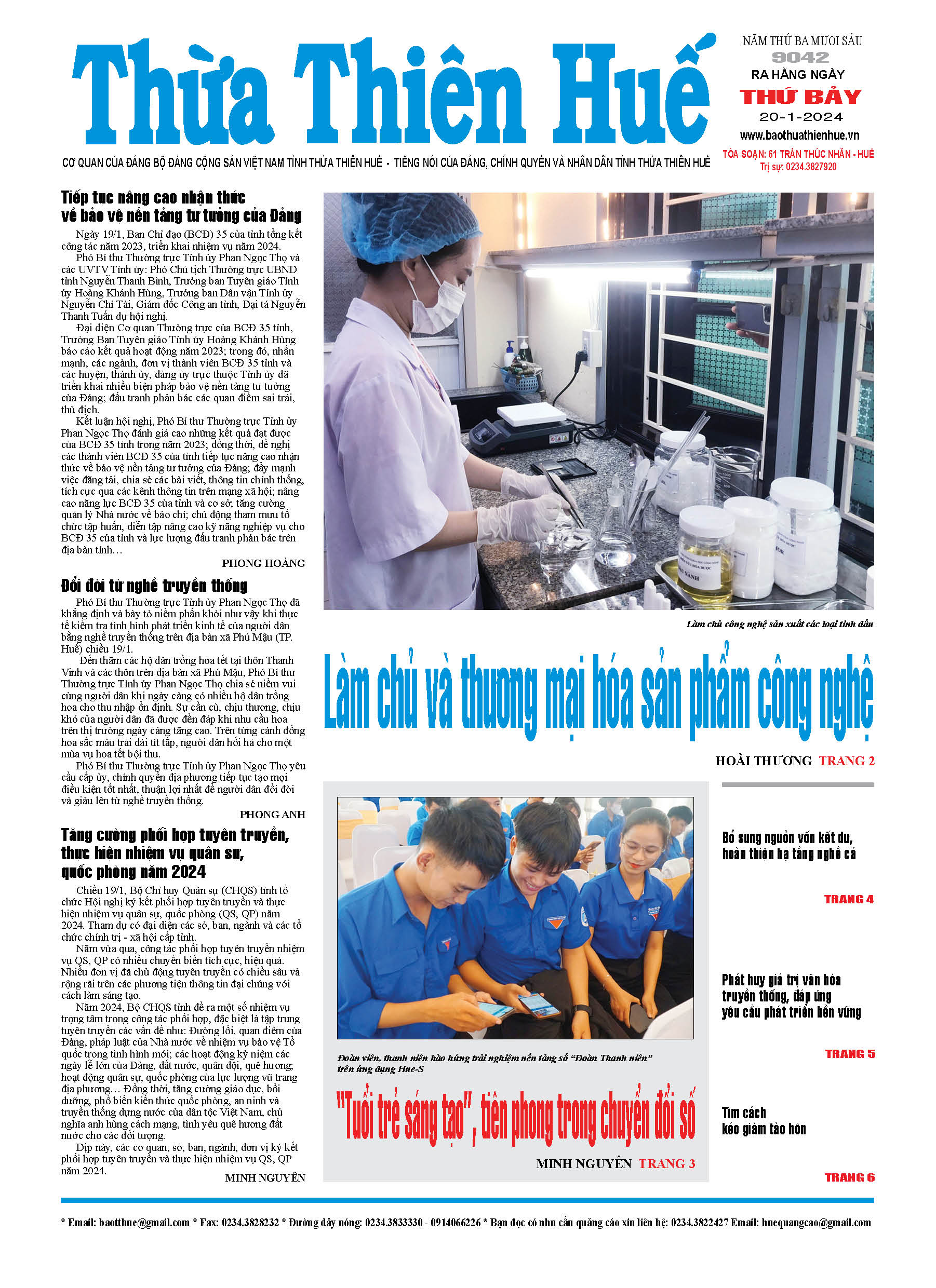 Thứ bảy, 20/01/2024