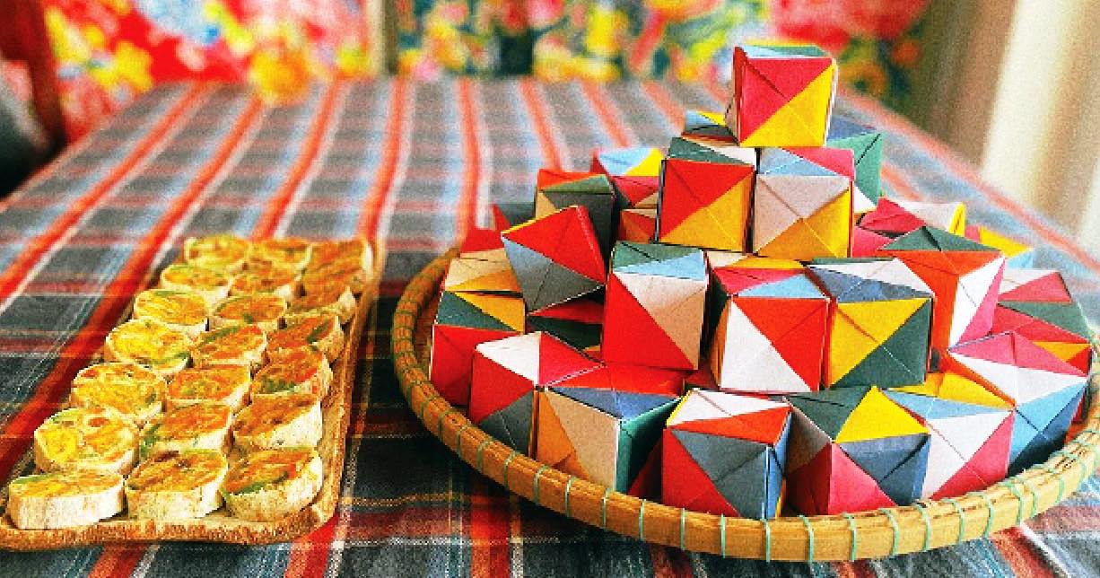 Học gói và cùng nhâm nhi bánh pháp lam