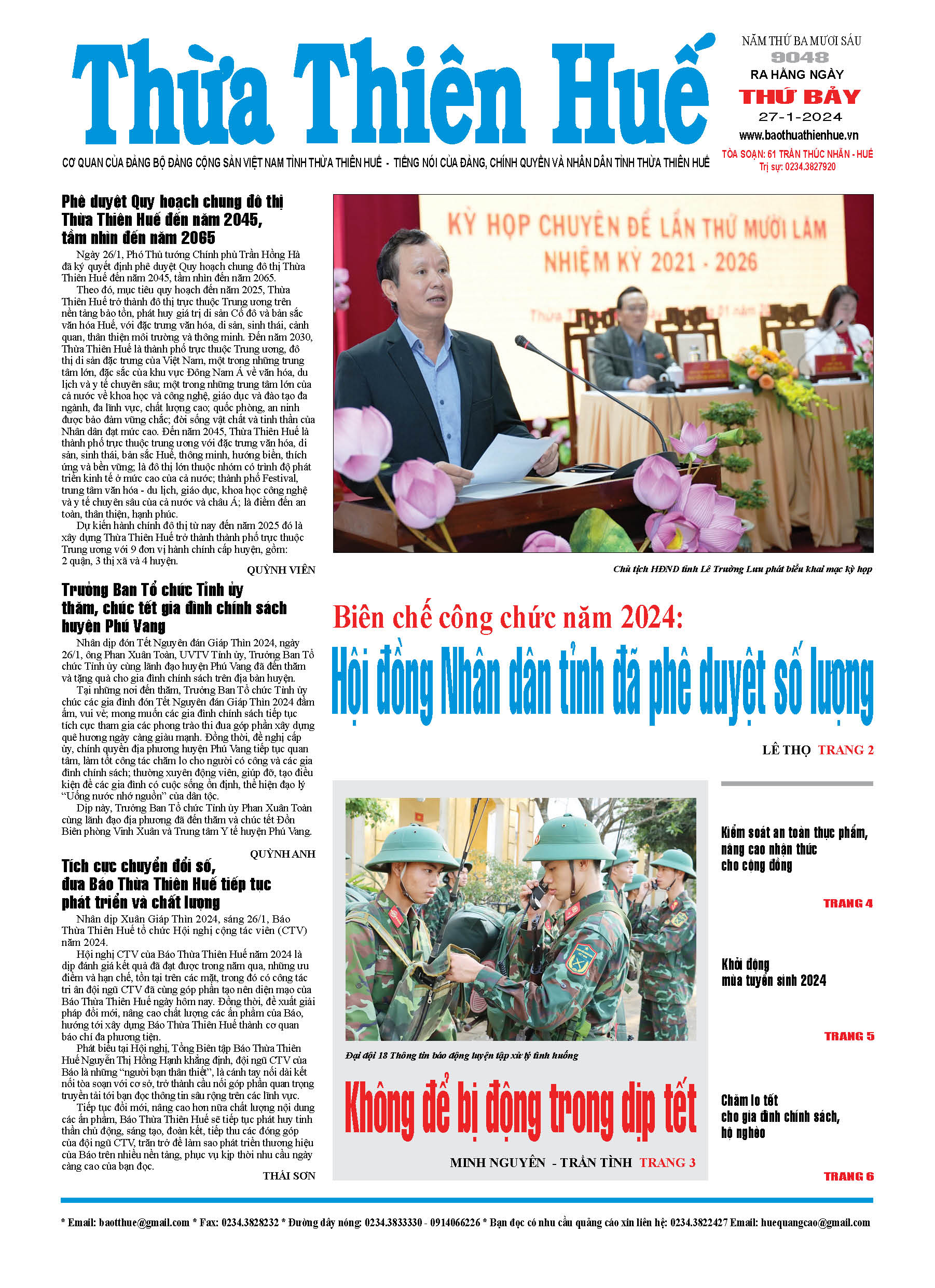 Thứ bảy, 27/01/2024