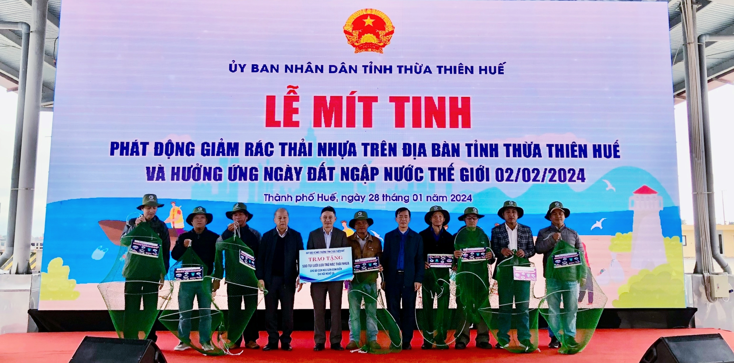 Phát động giảm rác thải nhựa và hưởng ứng Ngày Đất ngập nước thế giới