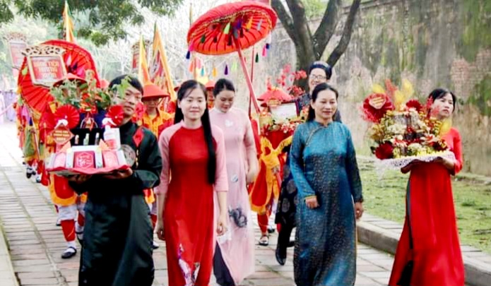 Trang trọng lễ rước “Dâng Tiến Hương Xuân