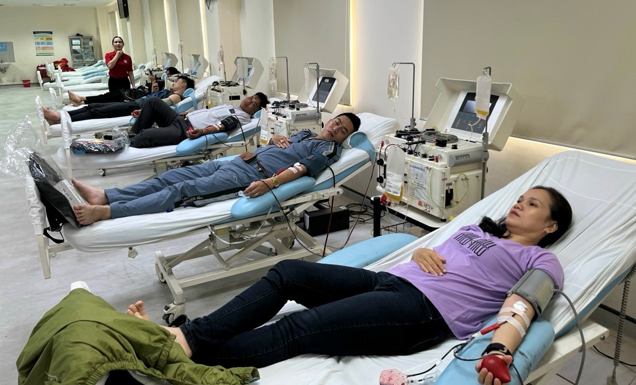 Hiến máu và hiến tiểu cầu đầu năm