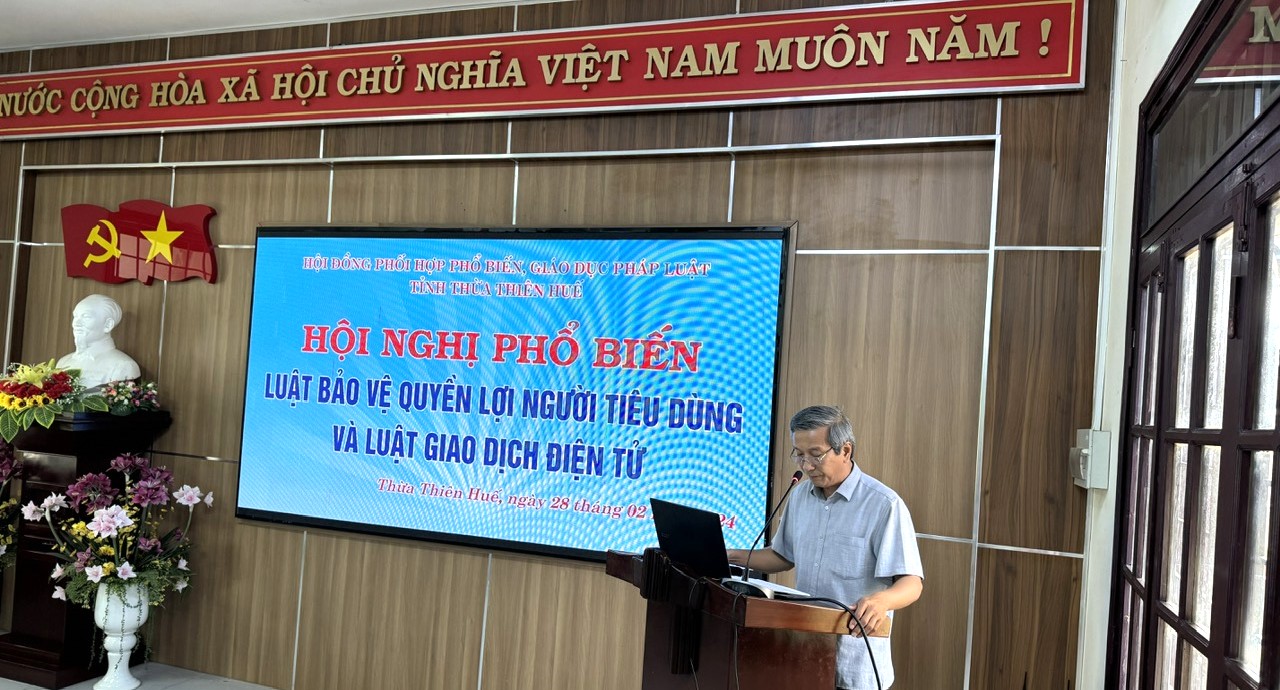 Phổ biến Luật Giao dịch điện tử và Luật Bảo vệ quyền lợi người tiêu dùng