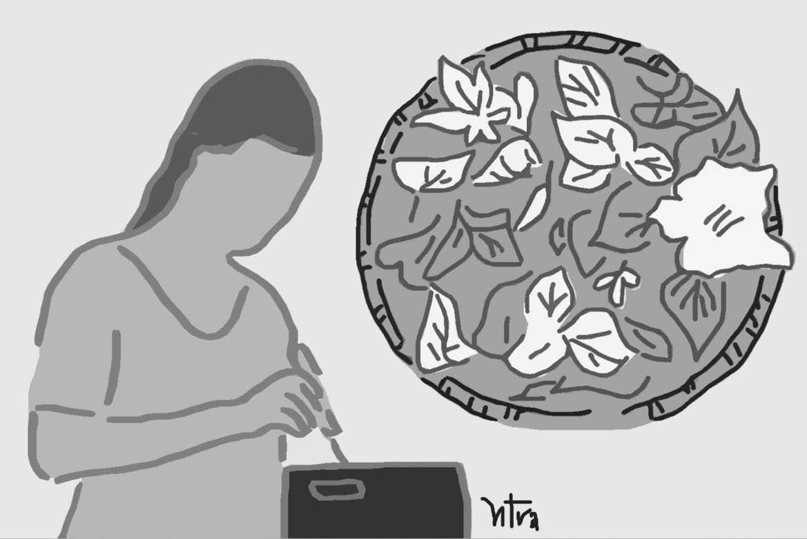 Tập tàng mà nấu canh tôm