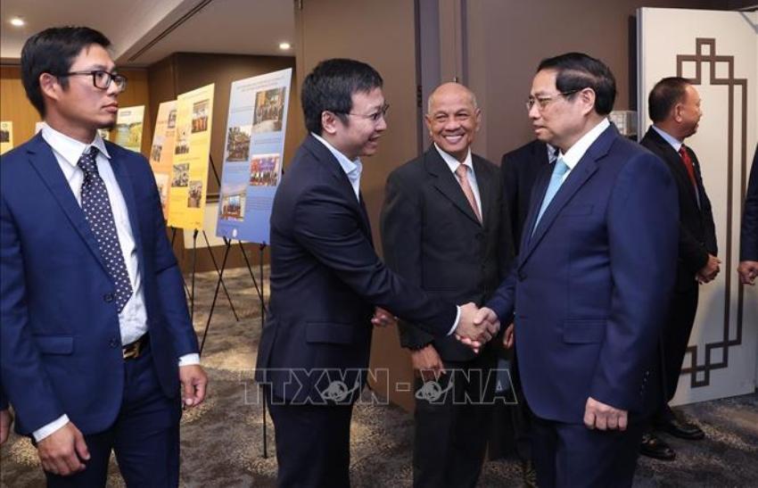 Thủ tướng Phạm Minh Chính làm việc với Hội Doanh nhân Việt Nam tại Australia