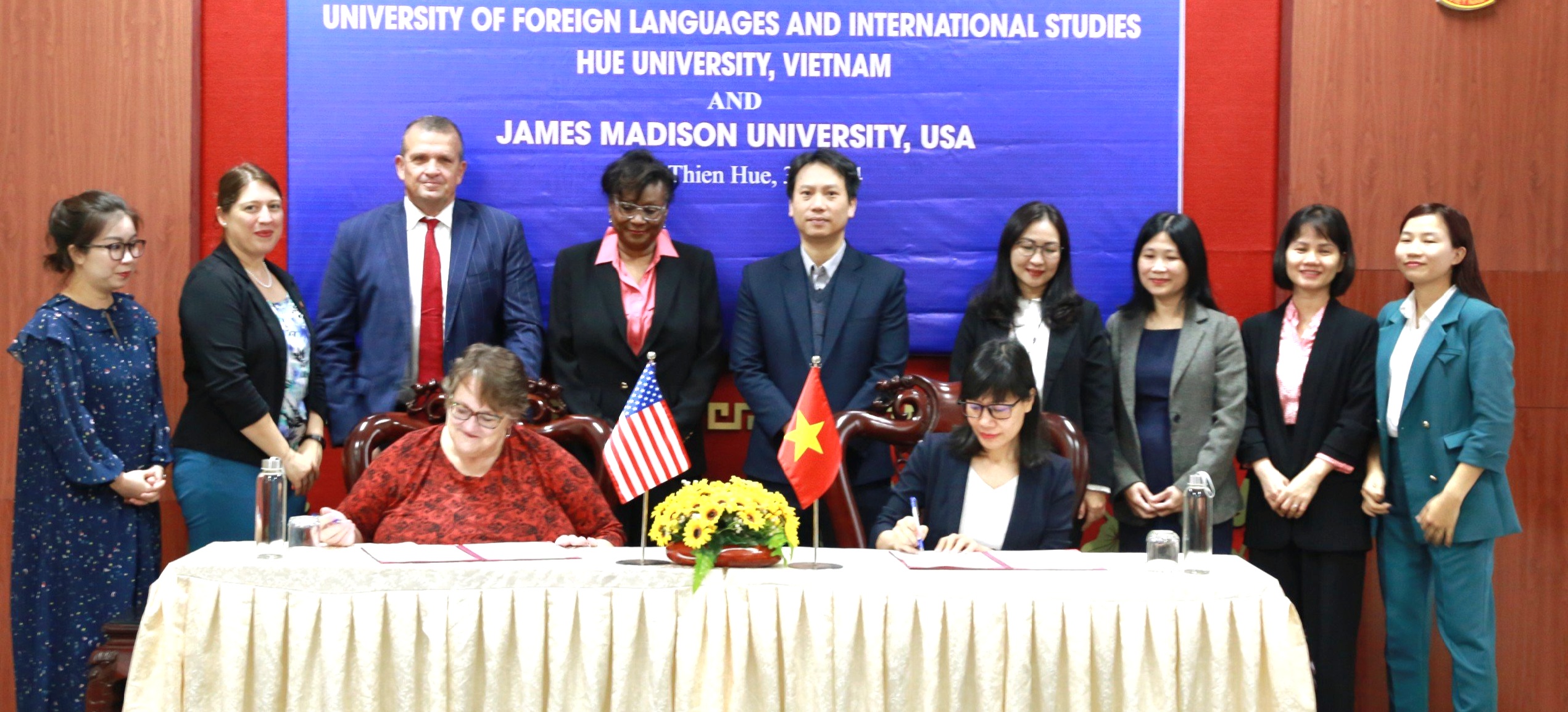 Hợp tác đào tạo với Trường đại học James Madison, Hoa Kỳ