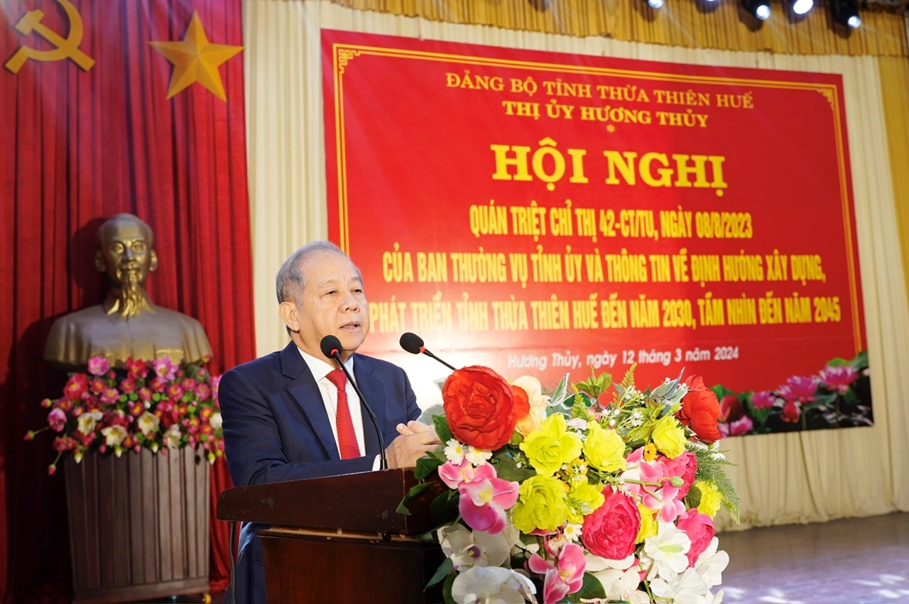 Hương Thủy đóng góp nhiều vào sự phát triển chung của tỉnh