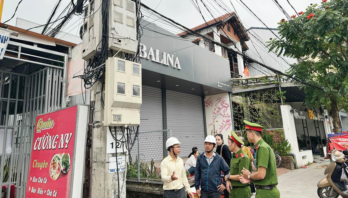 Phòng chống cháy, nổ hệ thống dây dẫn, thiết bị điện trên các cột điện