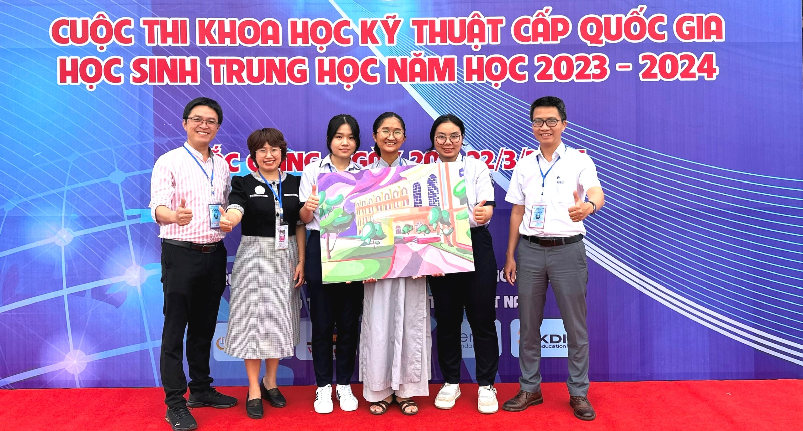 6 dự án tham gia Cuộc thi Khoa học, kỹ thuật cấp quốc gia học sinh trung học
