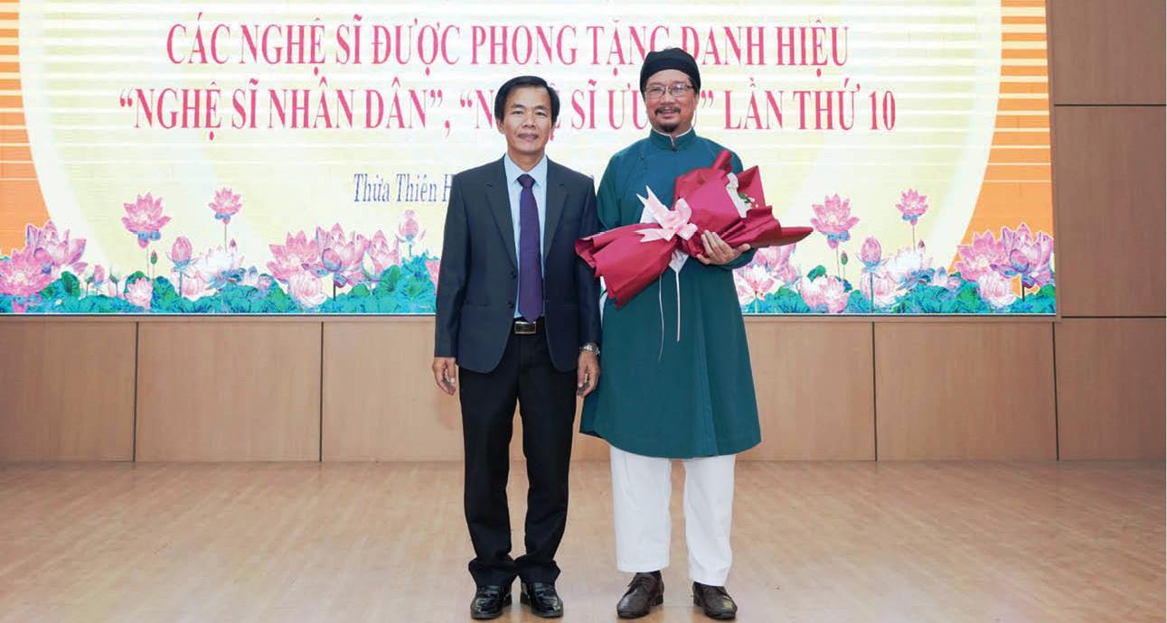 Vinh danh nghệ sĩ có nhiều cống hiến cho nghệ thuật