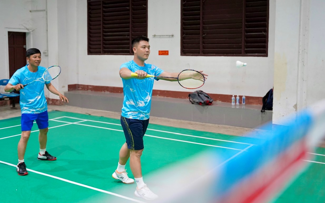 Khởi tranh giải cầu lông các câu lạc bộ TX Hương Thủy mở rộng 2024