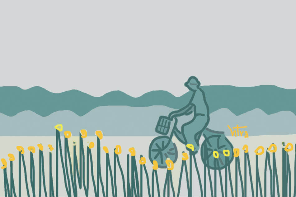 Nắng lụa là hoa lá ngậm sương mai