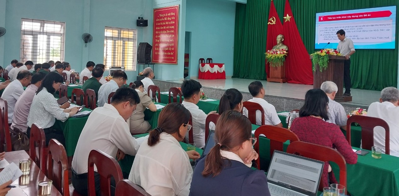 Chủ động tham mưu để làm tốt công tác dân vận ở cơ sở