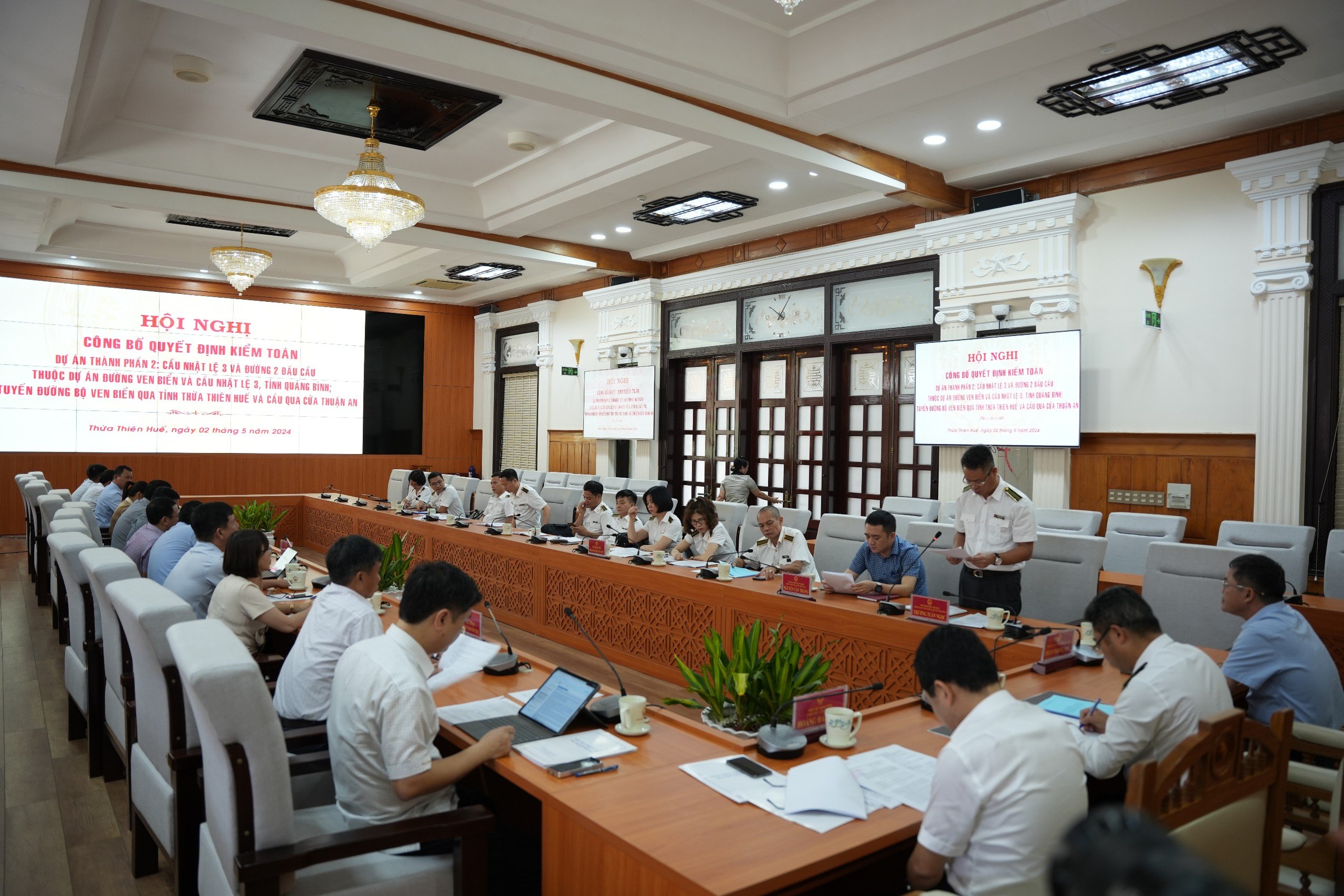 Công bố quyết định kiểm toán các dự án xây dựng cầu và đường ven biển