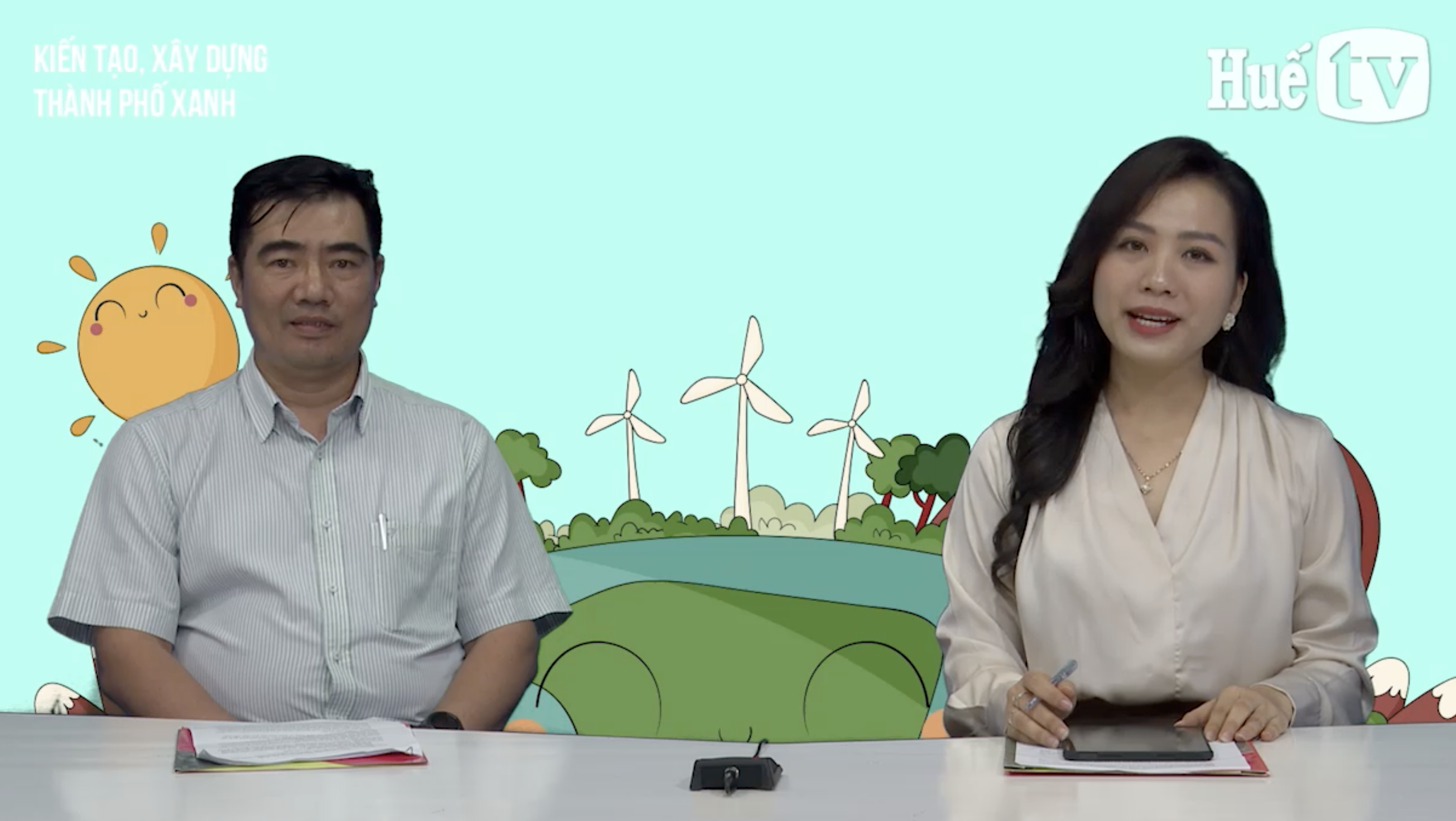 Khách mời Huế TV Kiến tạo, xây dựng thành phố xanh