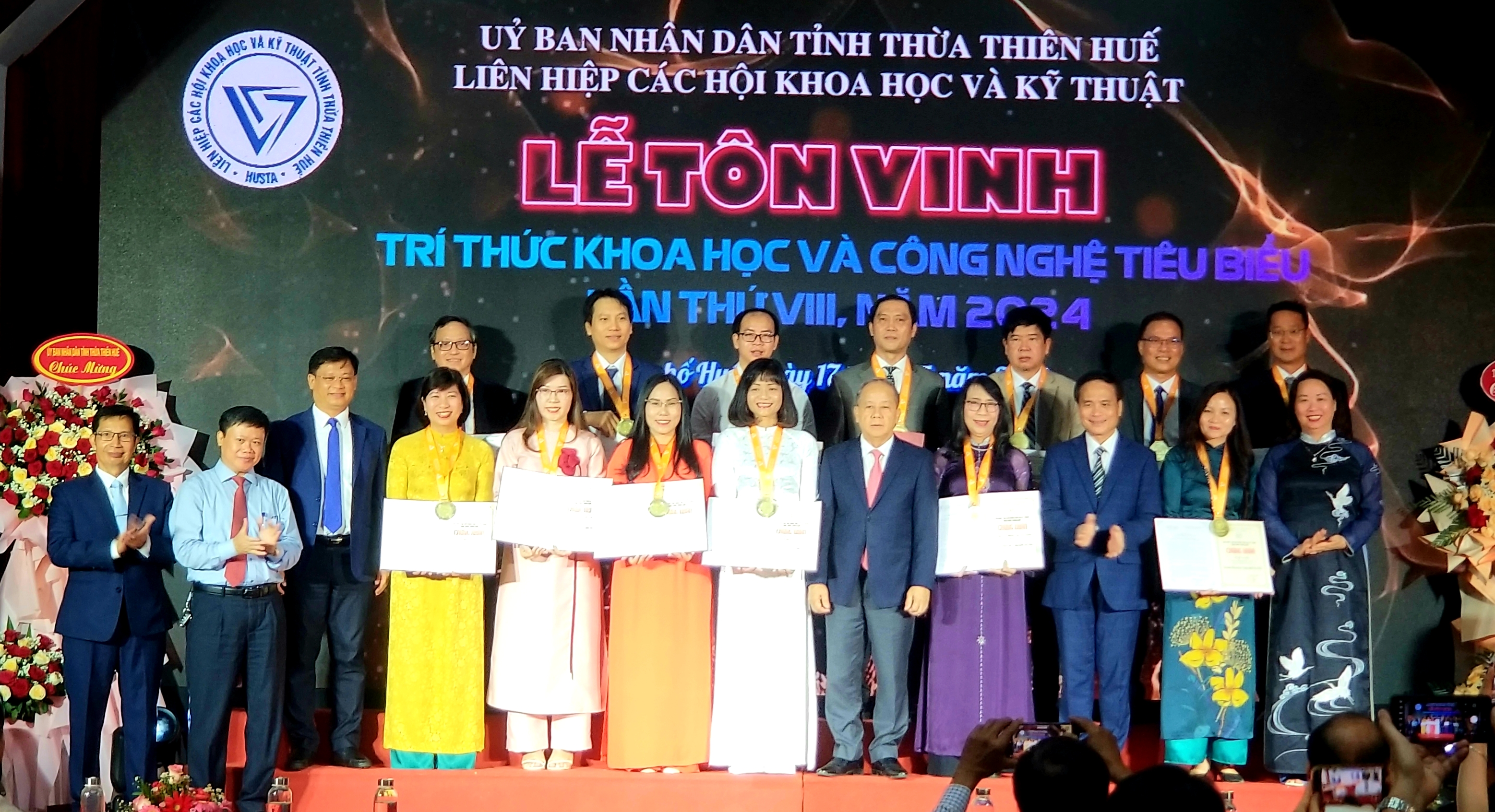 Tôn vinh 15 trí thức khoa học và công nghệ tiêu biểu năm 2024
