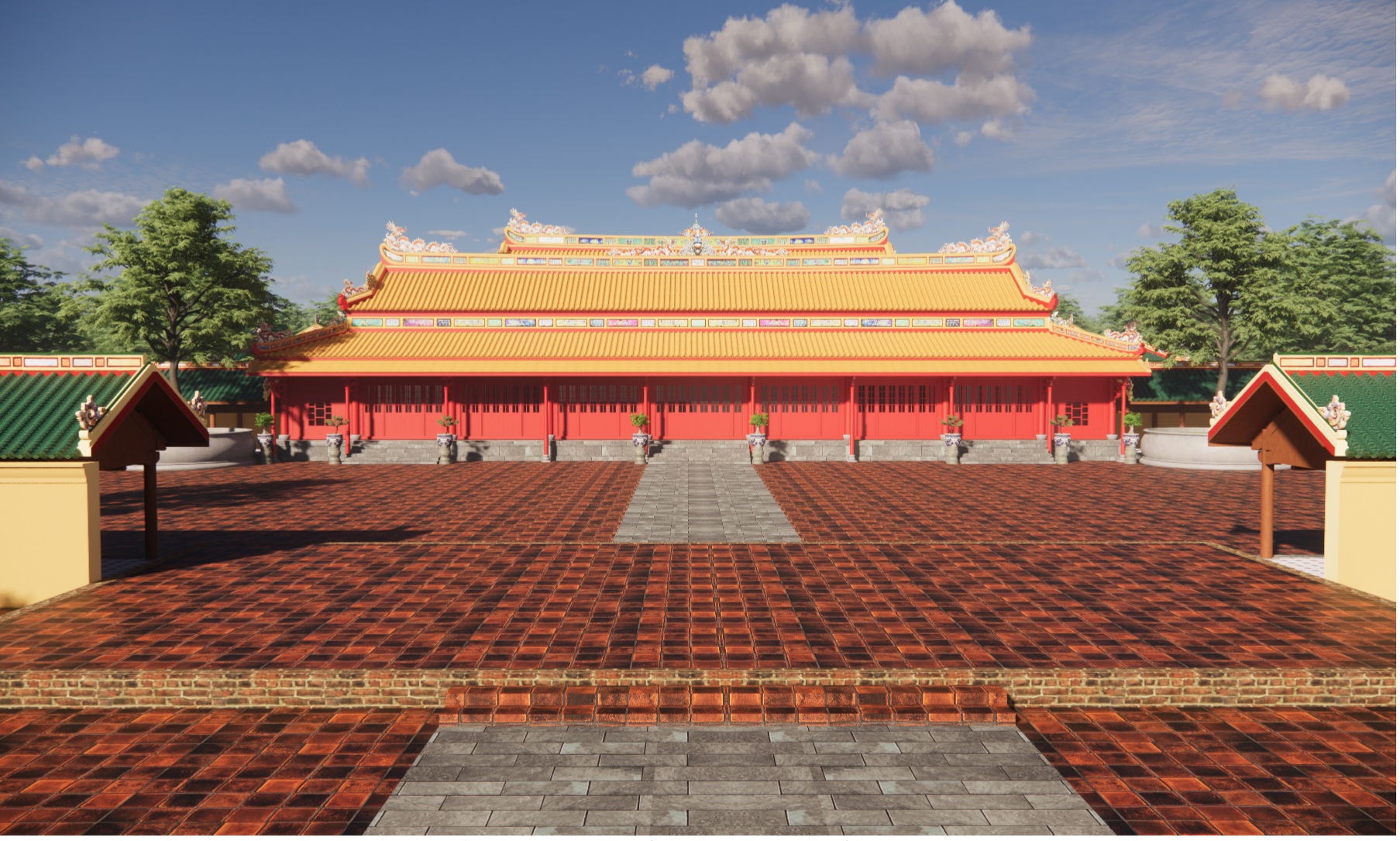 Sẵn sàng khởi công phục dựng Điện Cần Chánh