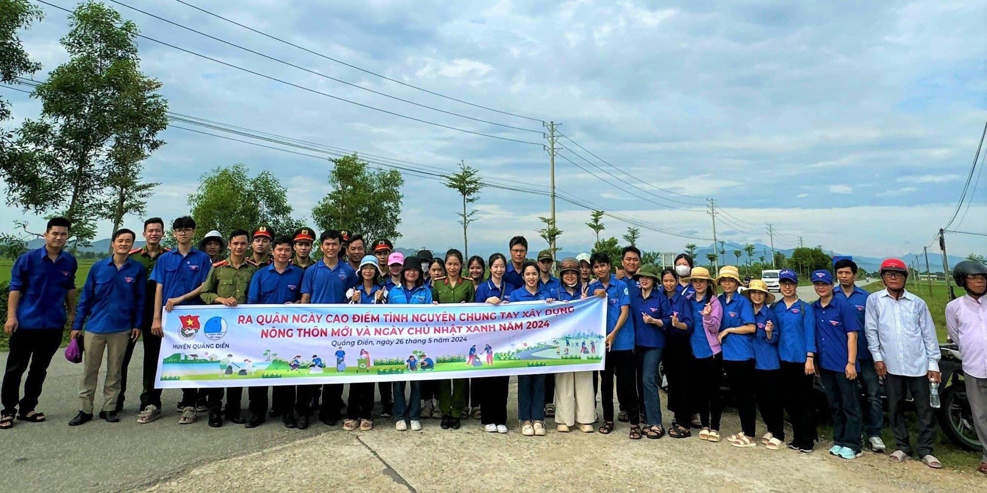 Ra quân chung tay xây dựng nông thôn mới