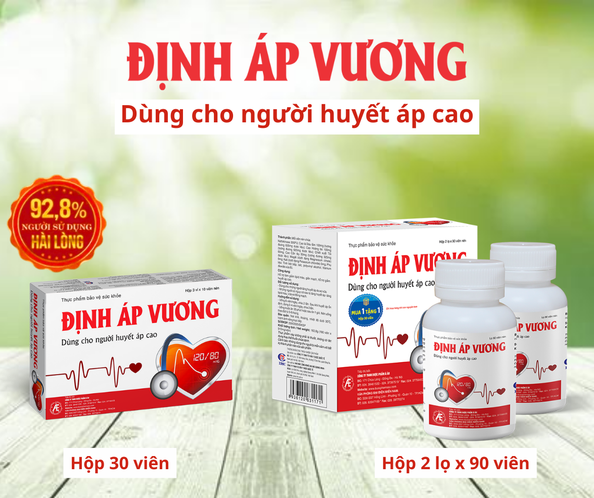 Định Áp Vương - Cứu tinh giúp tôi chiến thắng căn bệnh tăng huyết áp suốt 5 năm