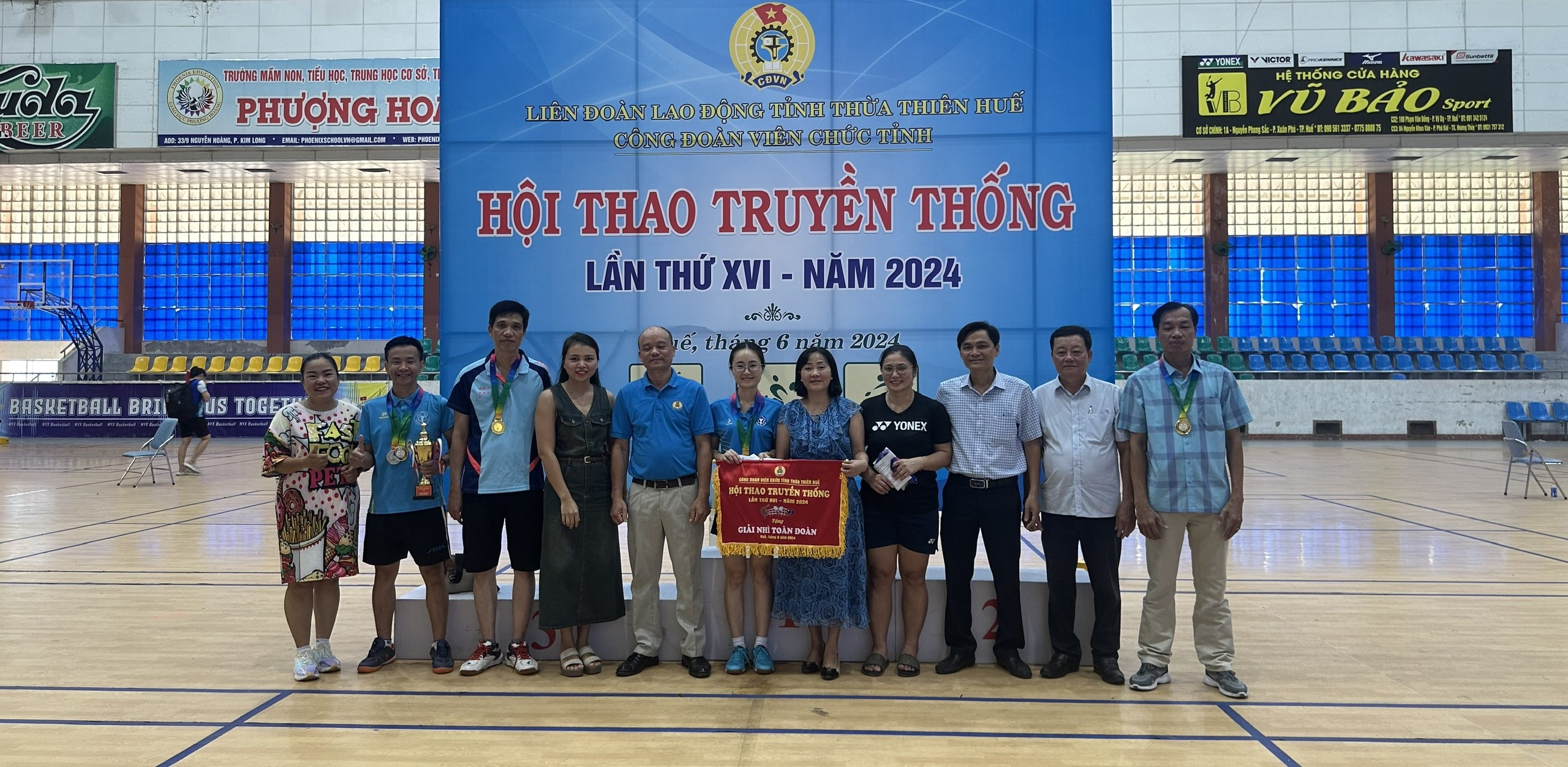 Cục Thuế tỉnh đoạt giải Nhất toàn đoàn Hội thao Công đoàn Viên chức tỉnh lần thứ XVI