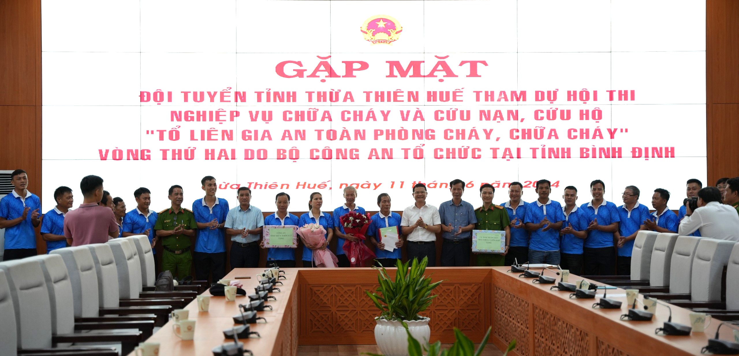 Thừa Thiên Huế tham gia hội thi chữa cháy và cứu nạn, cứu hộ tại Bình Định