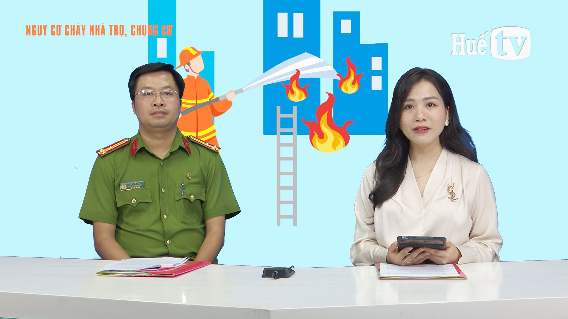 Khách mời Huế TV Nguy cơ cháy nhà trọ, chung cư mi ni, ký túc xá
