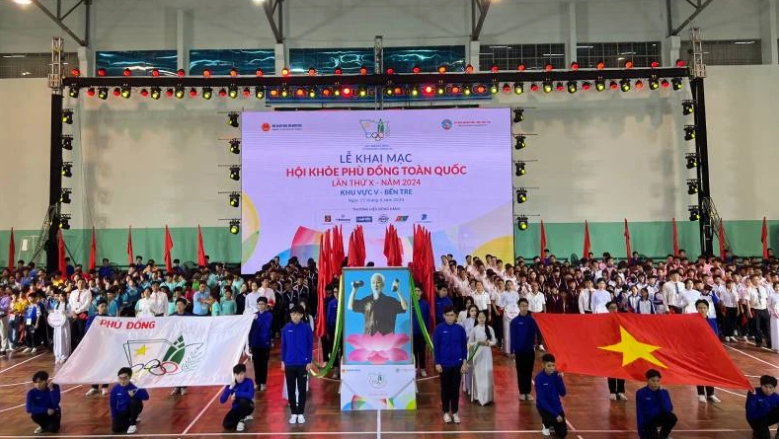 Khai mạc Hội khỏe Phù Đổng toàn quốc lần thứ 10 tại Bến Tre