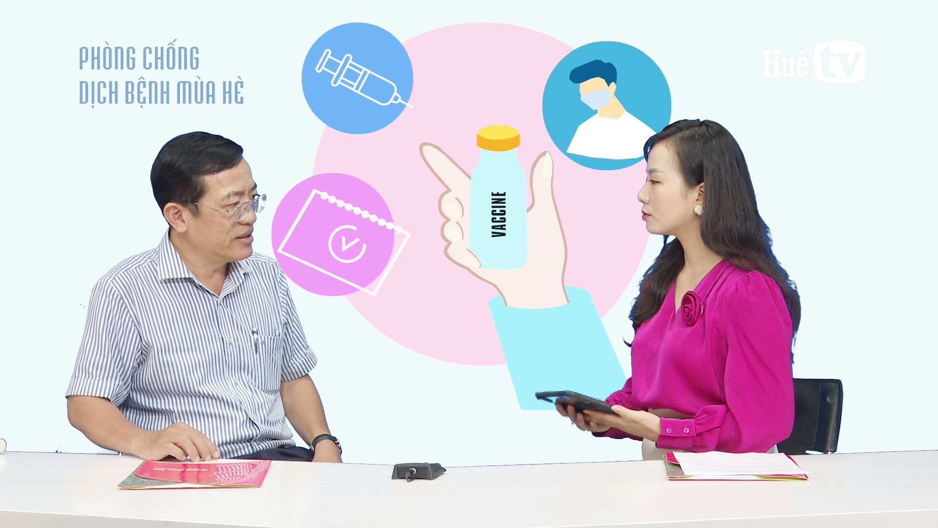 Khách mời Huế TV Phòng chống dịch bệnh mùa hè